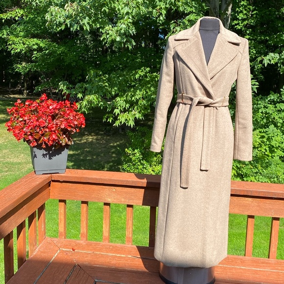 Calvin Klein Jackets & Blazers - NWOT, Calvin Klein maxi coat, brown/taupe color,see measurements and photos